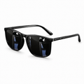 NOCT Bulwark oversized square full-rim sunglasses in Black / Smoke on a white background